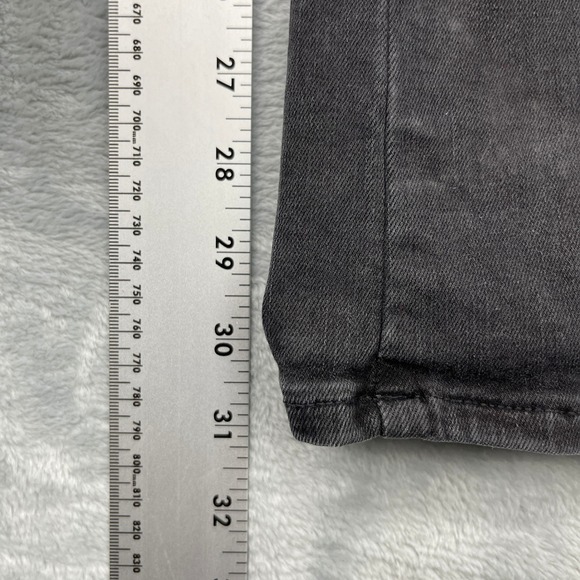 Lucky Brand High Rise Boot Jeans Women's Size 3 27-29 Black Distressed Wash - Picture 9 of 10